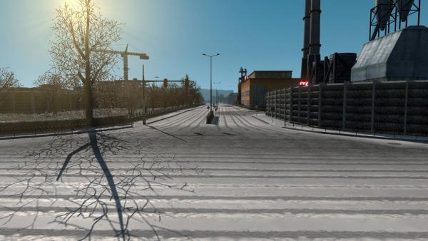 Зимний мод New Real Winter HD 4K для ETS 2
