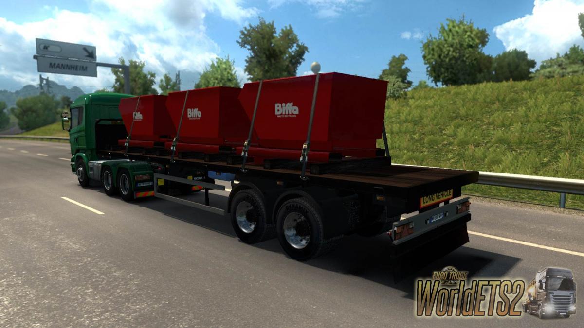 Chris45 trailer pack for Euro Truck Simulator 2