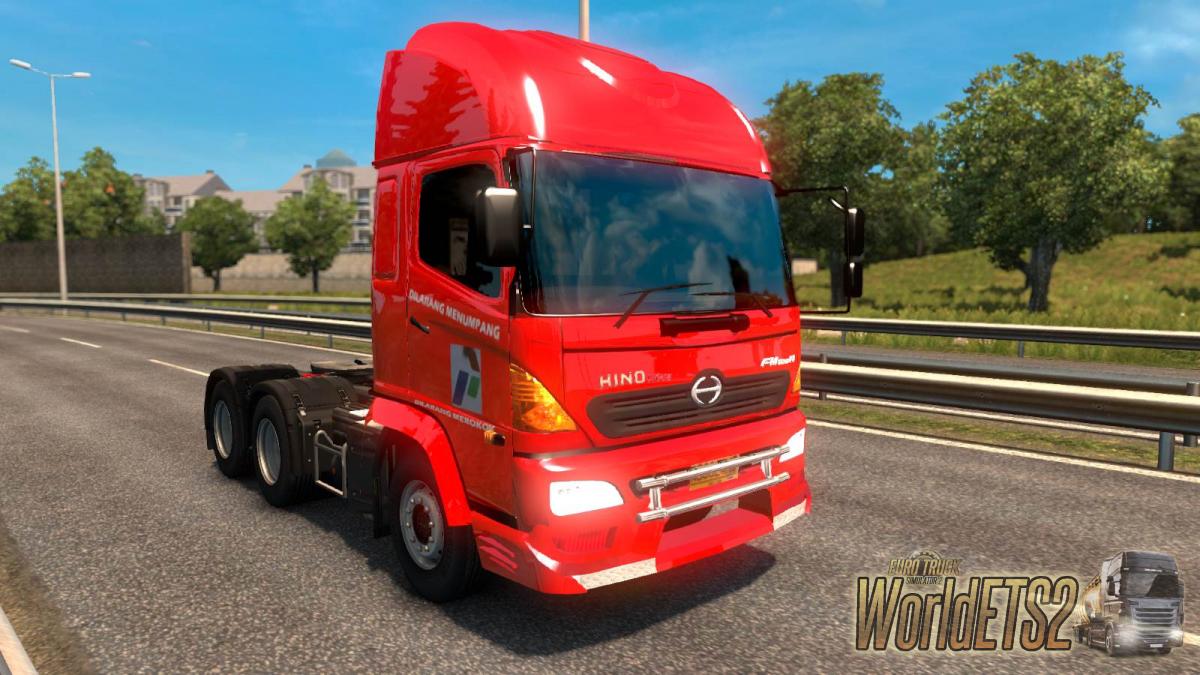 Japanese Hino Series Trucks For Euro Truck Simulator 2