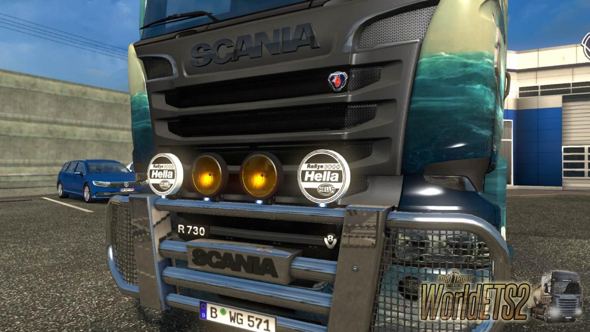 Additional Hella Rallye 3000 for Truck Simulator 2