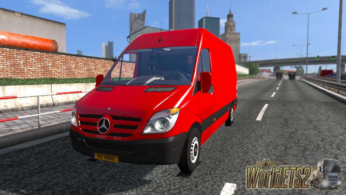 Van Mercedes Benz Sprinter For Euro Truck Simulator 2