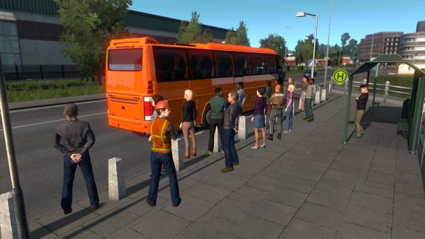 Bus Terminal Passenger Mod for ETS 2