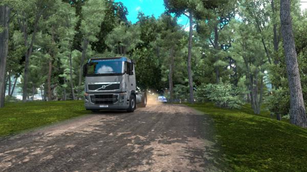 Creative Zone Trucking Map mod for ETS 2