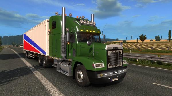 Mod powerful truck Freightliner FLD for ETS 2