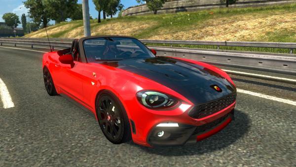 Mod sports car Fiat 124 Spider for ETS 2