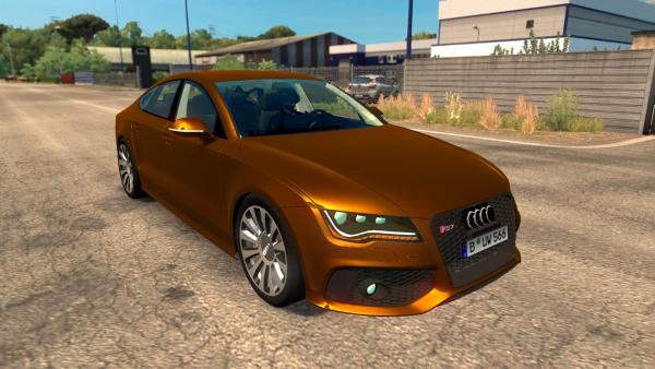 Mod sports car Audi RS7 for ETS 2
