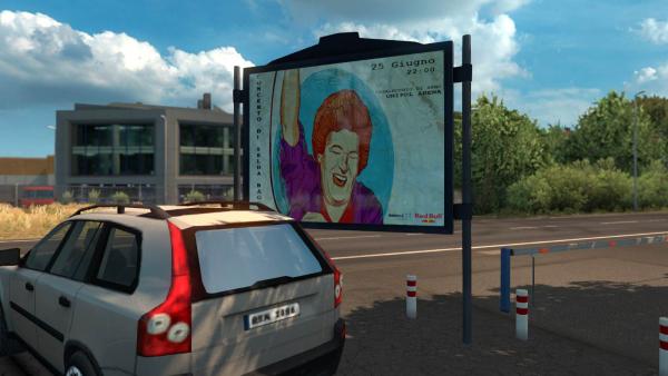 Real Advertisements mod for ETS 2