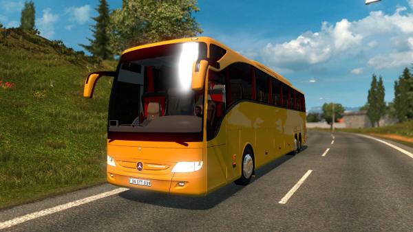 Мод комфортабельного автобуса Mercedes-Benz Tourismo для ETS 2