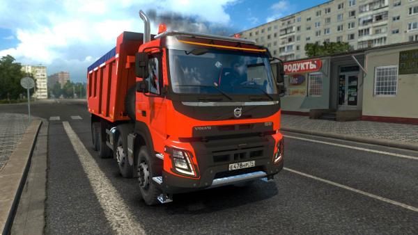 Mod truck Volvo FMX 500 for ETS 2