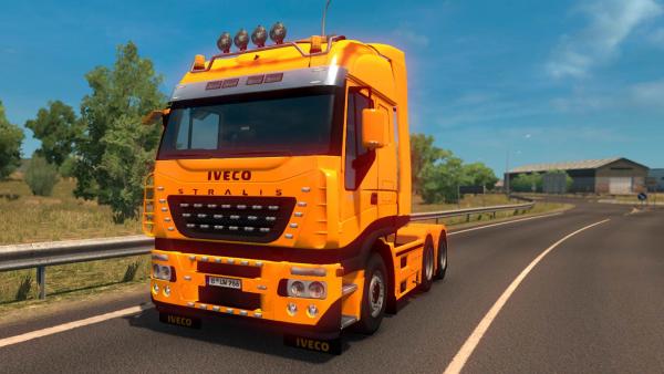 Mod of the new tuning of the standard Iveco Stralis tractor for ETS 2