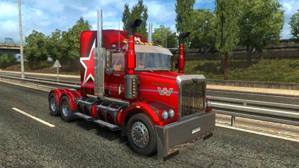 Western Star 4800 truck mod on tractor chassis for ETS 2