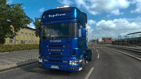 Powerful Scania 124L truck mod for ETS 2