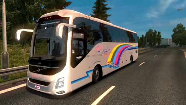 Мод рейсовых автобусов серии Volvo 9800 для ETS 2