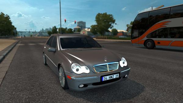 Mod passenger cars Mercedes-Benz C320 / C32 AMG for ETS 2