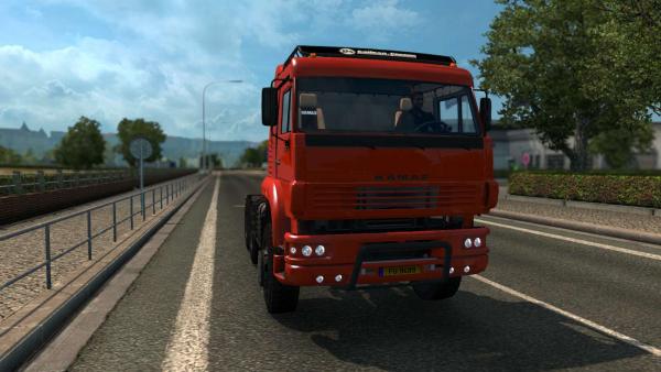 Mod of the Russian truck KamAZ 6450 for ETS 2