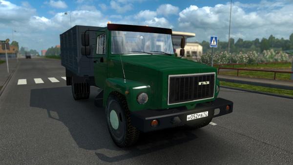 Мод грузовиков ГАЗ-3307 и ГАЗ-33081 для ETS 2