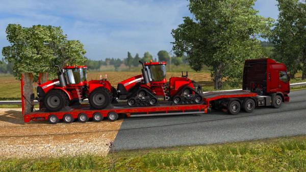 Mod trailers with agricultural machinery for ETS 2