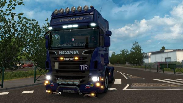 Мод дополнительного тюнинга тягачей Scania R для ETS 2