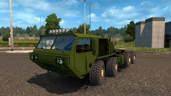 Hemmit army tractor mod for ETS 2