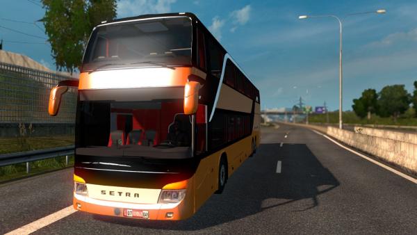 Мод туристического автобуса Setra S431 DT для ETS 2