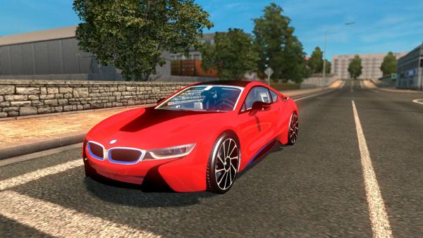 Mod car BMW i8 for ETS 2