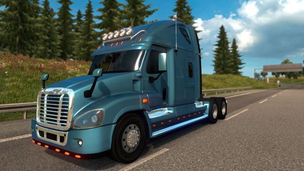 Mod powerful tractor Freightliner Cascadia for ETS 2
