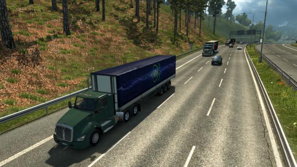 American truck mod in traffic for ETS 2