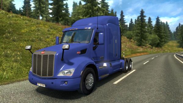 Mod of the main tractor Peterbilt 579 for ETS 2