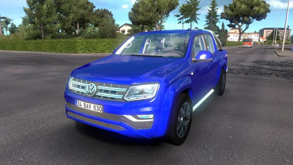 Mod passenger car Volkswagen Amarok for ETS 2