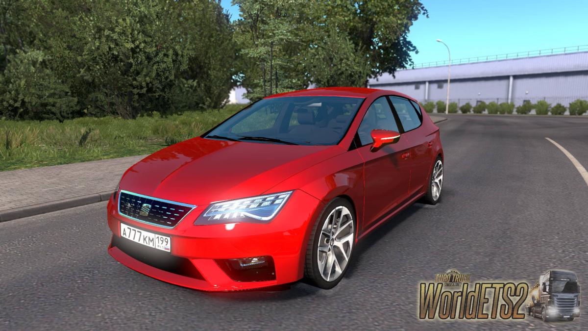 Легковая машина SEAT Leon III для Euro Truck Simulator 2