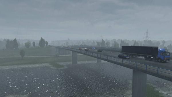Realistic Rain Weather Mod for ETS 2
