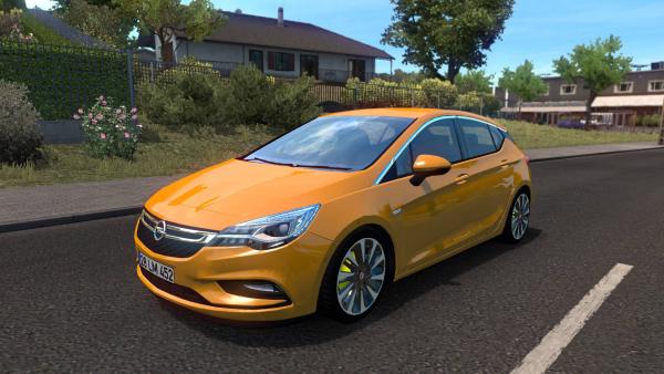 Mod passenger car Opel Astra K for ETS 2