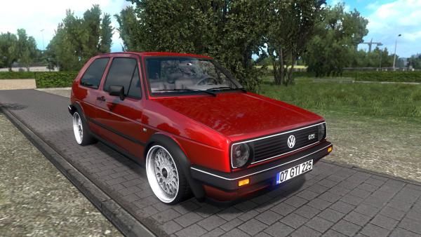 Volkswagen Golf GTi MK2 passenger car mod for ETS 2